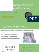 TMCC MRI Image Formation