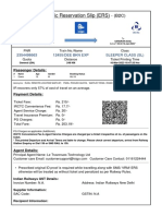 Electronic Reservation Slip (ERS) : 2354498663 12455/DEE BKN EXP Sleeper Class (SL)