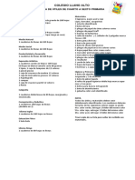 LISTA DE ÚTILES 4to A 6to. 2023