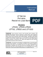 Instruction Manual Portable LP400 - LP500 - LP600 - LP700 - LP850 - LP1000