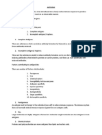 Antigens and Antibodies