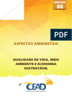 Qualidade de Vida, Meio Ambiente e Economia Sustentável