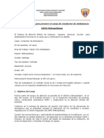 Proceso de Selección Conductores de Ambulancia