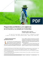 10 Plaguicidas Prohibidos y en Vigilancia en El Mundo y Su Estado en Colombia