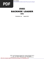 Terex Backhoe Loader 970 Spare Parts Catalogue