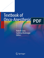 Textbook of Onco-Anesthesiology