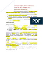 Funcion Somatosensitiva, Dolor, Cefalea y Regulacion de La Temperatura