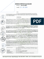 Resolución de Alcaldía #150 2018 A MDT