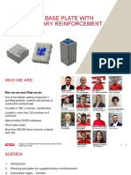 Design Your Baseplate Using Supplimentary Reinforcement