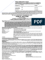 Public Auction: Will Sell The Property Described Below by