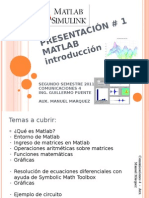 Presentacion 1 Introduccion Matlab