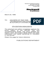 AutoPilotS 85 Diagnostics