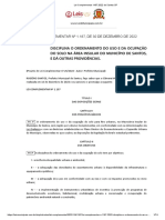 Lei Complementar Nº 1.181-2022 - Plano Diretor de Desenvolvimento e Expansão Urbana de Santos (SP)