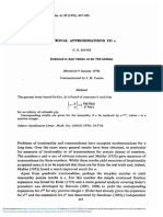 Davis. Rational Approximations To e - 1978