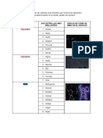 Copia de Nombre de Las Estrellas de Las Constelaciones