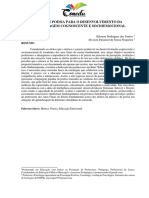 Resumo Simples Música e Poesia para o Desenvolvimento Da Aprendizagem Cognoscente e Socioemocional