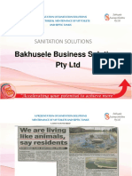 Bakhusele Sanitation Solutions Presentation