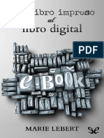 Del Libro Impreso Al Libro Digital