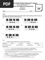 Mapeh 6 Periodical Examination Spec