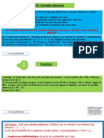 CH 3probabilité Variables Aléatoires Et Lois de Proba