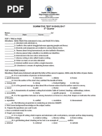 Summative Test in English 7 Q4