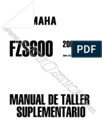 Manual Fazer 600 2000 - 2001