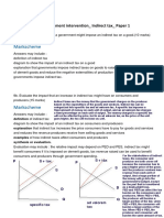 Government Intervention Indirect Tax Paper 1