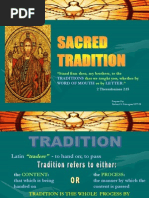 1 Sacred Tradition