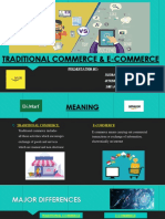 Traditional Commerce VS E-Commerce