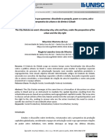 Artigo Sobre o Direito À Cidade Março 2022