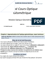 Résumé - Optique Géométrique