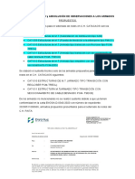 Sustento Técnico y Absolución de Observaciones A Los Armados Propuestos - CH Catacaos