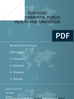 Topic 3 Chain of Infection, Disease Transamission, Control and Prevention