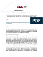 Comprensión y Redacción de Textos II Semana 13 Fuentes de Información para El Ejercicio de Transferencia