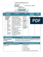 Sesión de Aprendizaje Ccomprension de Lectura, Caminito A La Escuela