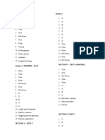 Ielts Reading Keys