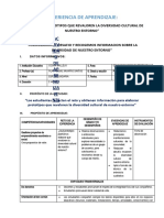 Actividad de Aprendizaje #01 - Ept - 3era Experiencia de Aprendizaje - 1° Sec