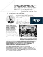 Apuntes Historicos Del Desarrollo de La Radio en El Uruguay. Horacio Nigro Geolkiewsky