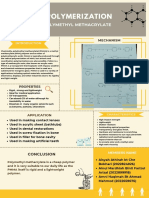 Addition Polymerization of Free Radical Polymethyl Methacrylate