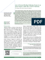 Conservative Management of Internal Bleeding.12