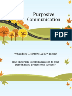 Purposive Communication