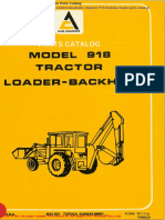 Allis Chalmers 918 Backhoe Loader Parts Catalog