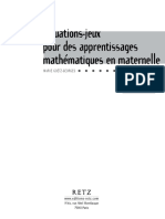 Situations Jeux Pour Des Apprentissages Mathématique en Maternelle