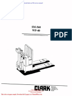 Clark SM 560 Service Manual