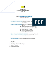 s1 Commerce Week 8 - Cheque System