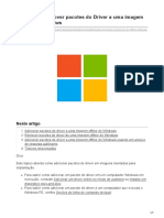 Adicionar e Remover Pacotes Do Driver A Uma Imagem Offline Do Windows