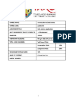 Data Science Assignment