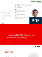 How To Build A CI - CD Pipeline The Kubernetes Native Way Slide