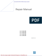 ZF 6s1000 1200bo BD Repair Manual