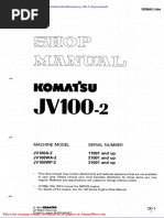 Komatsu Jv100 2 Shop Manual